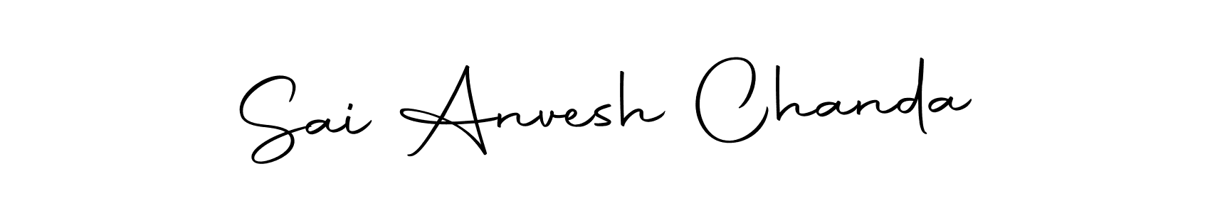 Sai Anvesh Chanda stylish signature style. Best Handwritten Sign (Autography-DOLnW) for my name. Handwritten Signature Collection Ideas for my name Sai Anvesh Chanda. Sai Anvesh Chanda signature style 10 images and pictures png