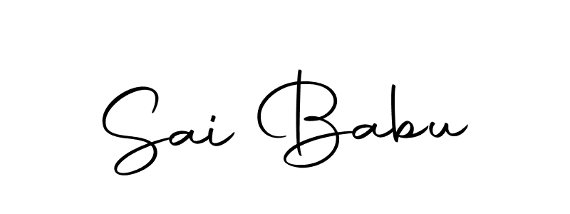 Here are the top 10 professional signature styles for the name Sai Babu. These are the best autograph styles you can use for your name. Sai Babu signature style 10 images and pictures png