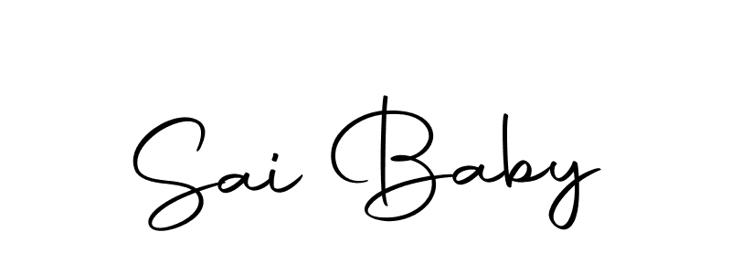 Also we have Sai Baby name is the best signature style. Create professional handwritten signature collection using Autography-DOLnW autograph style. Sai Baby signature style 10 images and pictures png