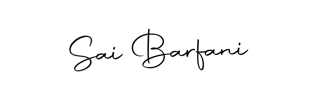 Sai Barfani stylish signature style. Best Handwritten Sign (Autography-DOLnW) for my name. Handwritten Signature Collection Ideas for my name Sai Barfani. Sai Barfani signature style 10 images and pictures png