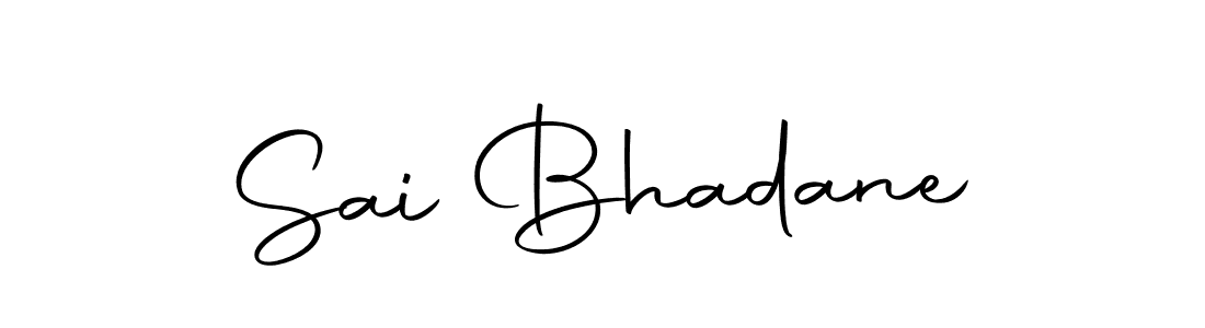 Also we have Sai Bhadane name is the best signature style. Create professional handwritten signature collection using Autography-DOLnW autograph style. Sai Bhadane signature style 10 images and pictures png