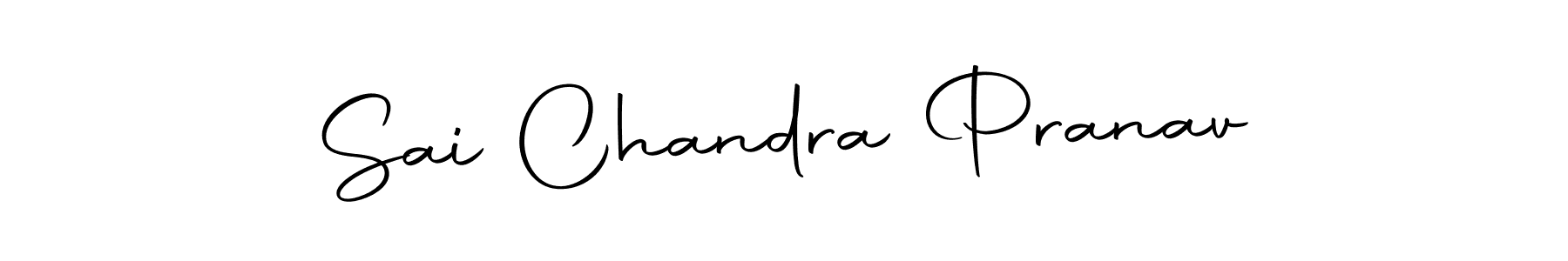 Design your own signature with our free online signature maker. With this signature software, you can create a handwritten (Autography-DOLnW) signature for name Sai Chandra Pranav. Sai Chandra Pranav signature style 10 images and pictures png