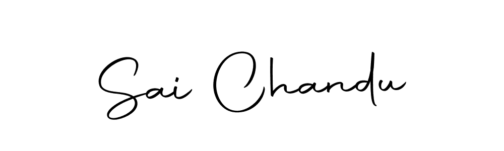 Create a beautiful signature design for name Sai Chandu. With this signature (Autography-DOLnW) fonts, you can make a handwritten signature for free. Sai Chandu signature style 10 images and pictures png