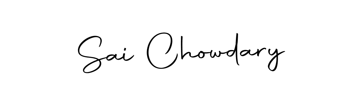 You can use this online signature creator to create a handwritten signature for the name Sai Chowdary. This is the best online autograph maker. Sai Chowdary signature style 10 images and pictures png