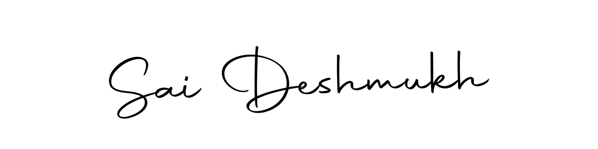 Create a beautiful signature design for name Sai Deshmukh. With this signature (Autography-DOLnW) fonts, you can make a handwritten signature for free. Sai Deshmukh signature style 10 images and pictures png
