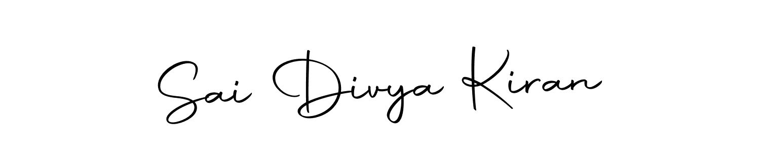 Autography-DOLnW is a professional signature style that is perfect for those who want to add a touch of class to their signature. It is also a great choice for those who want to make their signature more unique. Get Sai Divya Kiran name to fancy signature for free. Sai Divya Kiran signature style 10 images and pictures png