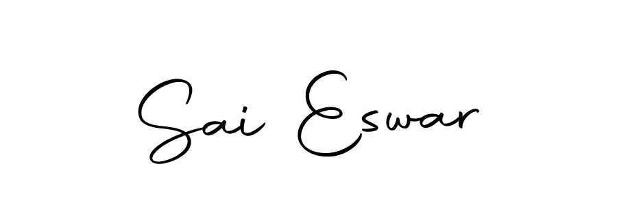 How to make Sai Eswar signature? Autography-DOLnW is a professional autograph style. Create handwritten signature for Sai Eswar name. Sai Eswar signature style 10 images and pictures png