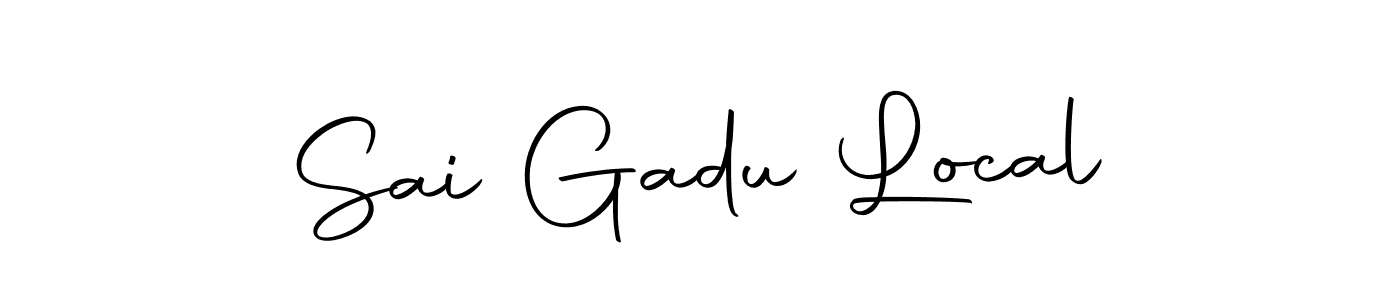 The best way (Autography-DOLnW) to make a short signature is to pick only two or three words in your name. The name Sai Gadu Local include a total of six letters. For converting this name. Sai Gadu Local signature style 10 images and pictures png