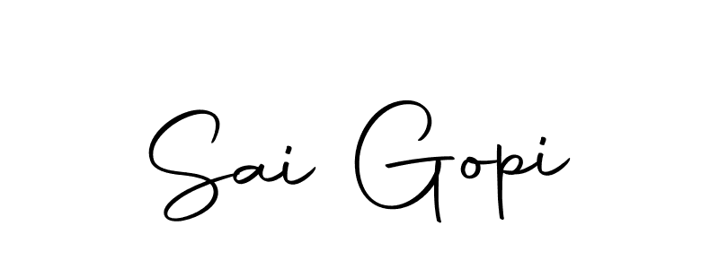 Make a beautiful signature design for name Sai Gopi. Use this online signature maker to create a handwritten signature for free. Sai Gopi signature style 10 images and pictures png