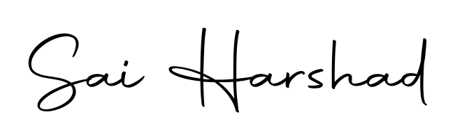 Upgrade your professional image with Sai Harshad signature created with Autography-DOLnW font. Fast, free, and watermark-free download. Sai Harshad signature style 10 images and pictures png