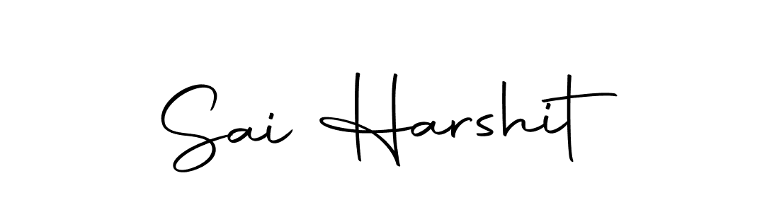 Sai Harshit stylish signature style. Best Handwritten Sign (Autography-DOLnW) for my name. Handwritten Signature Collection Ideas for my name Sai Harshit. Sai Harshit signature style 10 images and pictures png