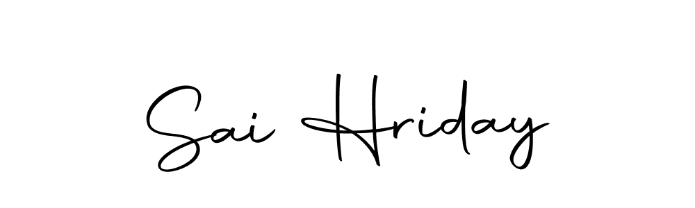 Make a beautiful signature design for name Sai Hriday. Use this online signature maker to create a handwritten signature for free. Sai Hriday signature style 10 images and pictures png