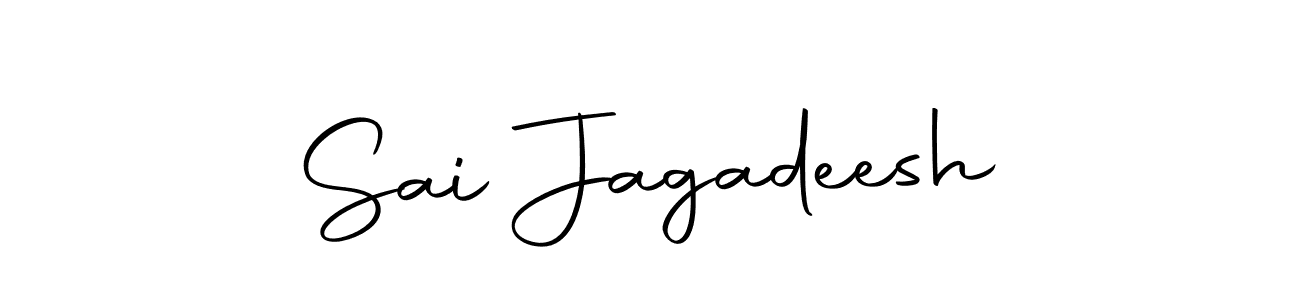 The best way (Autography-DOLnW) to make a short signature is to pick only two or three words in your name. The name Sai Jagadeesh include a total of six letters. For converting this name. Sai Jagadeesh signature style 10 images and pictures png