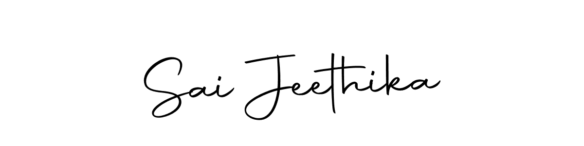 Make a beautiful signature design for name Sai Jeethika. Use this online signature maker to create a handwritten signature for free. Sai Jeethika signature style 10 images and pictures png