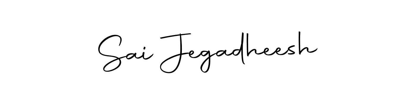 The best way (Autography-DOLnW) to make a short signature is to pick only two or three words in your name. The name Sai Jegadheesh include a total of six letters. For converting this name. Sai Jegadheesh signature style 10 images and pictures png