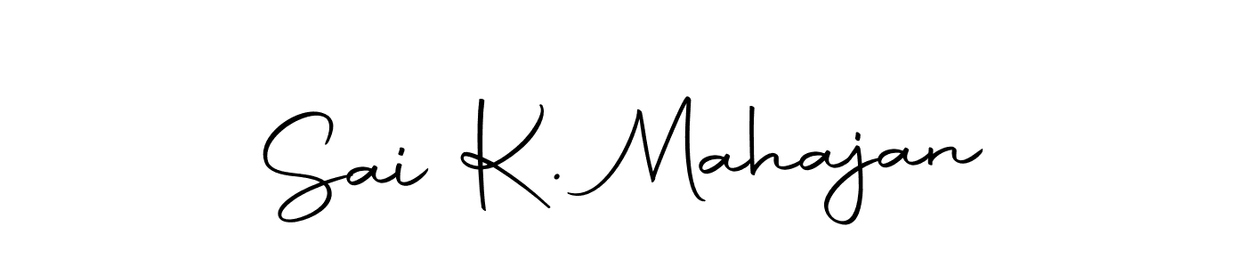 Make a beautiful signature design for name Sai K. Mahajan. Use this online signature maker to create a handwritten signature for free. Sai K. Mahajan signature style 10 images and pictures png