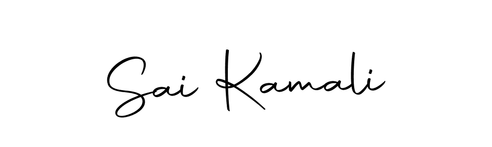 You should practise on your own different ways (Autography-DOLnW) to write your name (Sai Kamali) in signature. don't let someone else do it for you. Sai Kamali signature style 10 images and pictures png