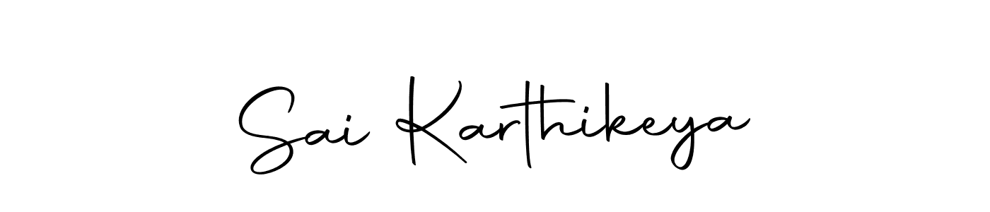 You should practise on your own different ways (Autography-DOLnW) to write your name (Sai Karthikeya) in signature. don't let someone else do it for you. Sai Karthikeya signature style 10 images and pictures png