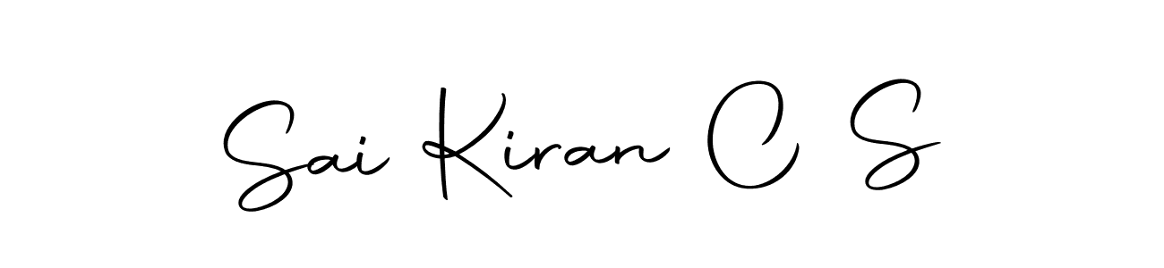 How to make Sai Kiran C S signature? Autography-DOLnW is a professional autograph style. Create handwritten signature for Sai Kiran C S name. Sai Kiran C S signature style 10 images and pictures png
