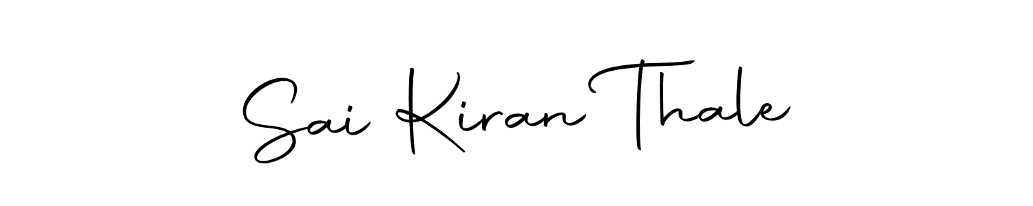 Use a signature maker to create a handwritten signature online. With this signature software, you can design (Autography-DOLnW) your own signature for name Sai Kiran Thale. Sai Kiran Thale signature style 10 images and pictures png