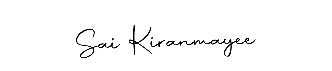 Similarly Autography-DOLnW is the best handwritten signature design. Signature creator online .You can use it as an online autograph creator for name Sai Kiranmayee. Sai Kiranmayee signature style 10 images and pictures png