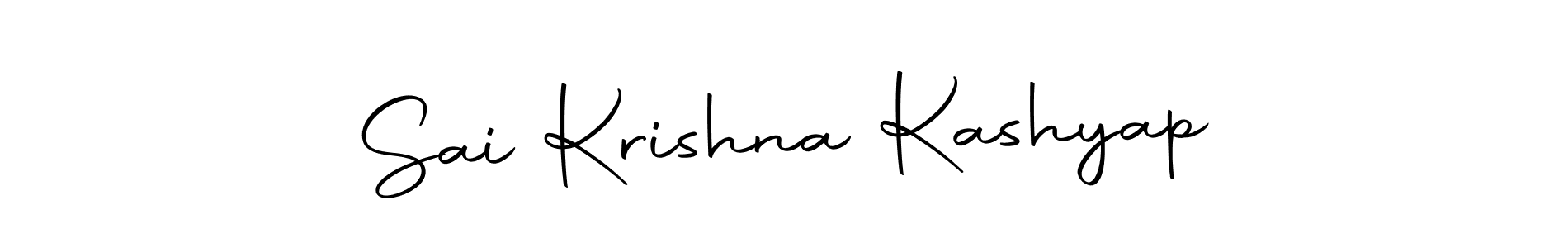 Create a beautiful signature design for name Sai Krishna Kashyap. With this signature (Autography-DOLnW) fonts, you can make a handwritten signature for free. Sai Krishna Kashyap signature style 10 images and pictures png