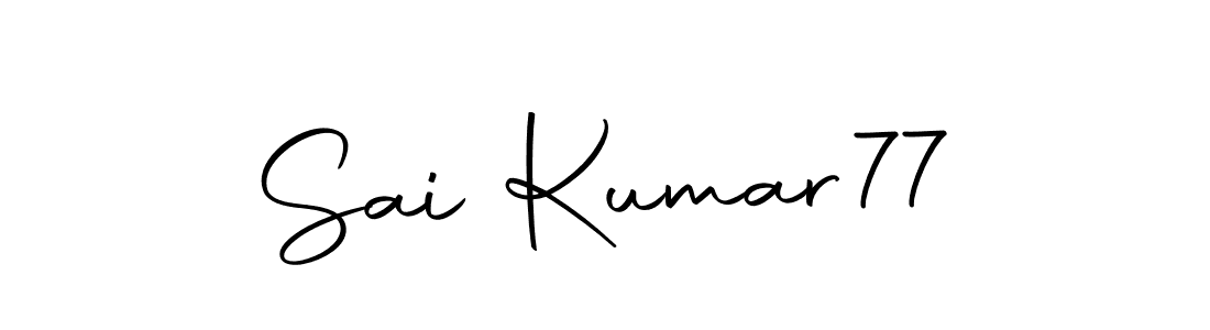 Make a beautiful signature design for name Sai Kumar77. With this signature (Autography-DOLnW) style, you can create a handwritten signature for free. Sai Kumar77 signature style 10 images and pictures png