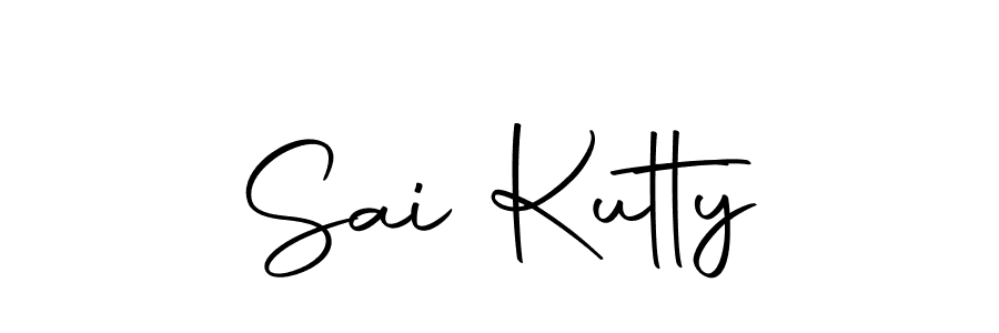 You should practise on your own different ways (Autography-DOLnW) to write your name (Sai Kutty) in signature. don't let someone else do it for you. Sai Kutty signature style 10 images and pictures png