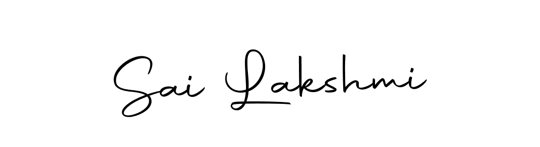 Design your own signature with our free online signature maker. With this signature software, you can create a handwritten (Autography-DOLnW) signature for name Sai Lakshmi. Sai Lakshmi signature style 10 images and pictures png