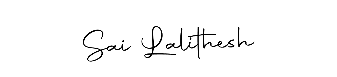 Similarly Autography-DOLnW is the best handwritten signature design. Signature creator online .You can use it as an online autograph creator for name Sai Lalithesh. Sai Lalithesh signature style 10 images and pictures png