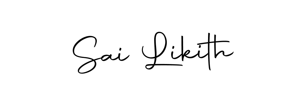 Design your own signature with our free online signature maker. With this signature software, you can create a handwritten (Autography-DOLnW) signature for name Sai Likith. Sai Likith signature style 10 images and pictures png