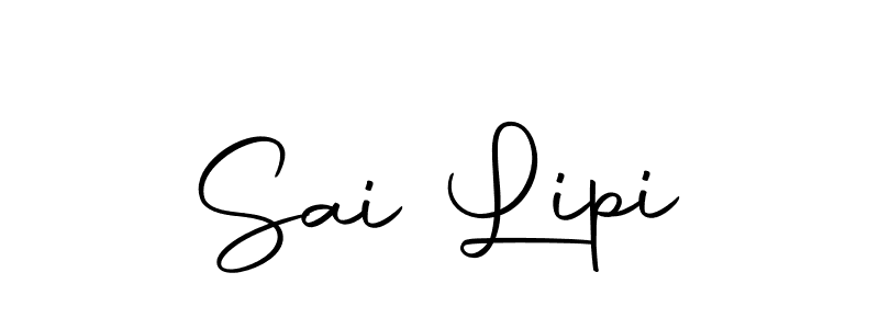 Create a beautiful signature design for name Sai Lipi. With this signature (Autography-DOLnW) fonts, you can make a handwritten signature for free. Sai Lipi signature style 10 images and pictures png