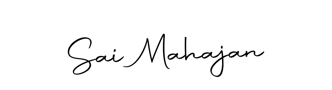 How to make Sai Mahajan signature? Autography-DOLnW is a professional autograph style. Create handwritten signature for Sai Mahajan name. Sai Mahajan signature style 10 images and pictures png