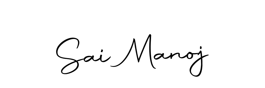 Design your own signature with our free online signature maker. With this signature software, you can create a handwritten (Autography-DOLnW) signature for name Sai Manoj. Sai Manoj signature style 10 images and pictures png