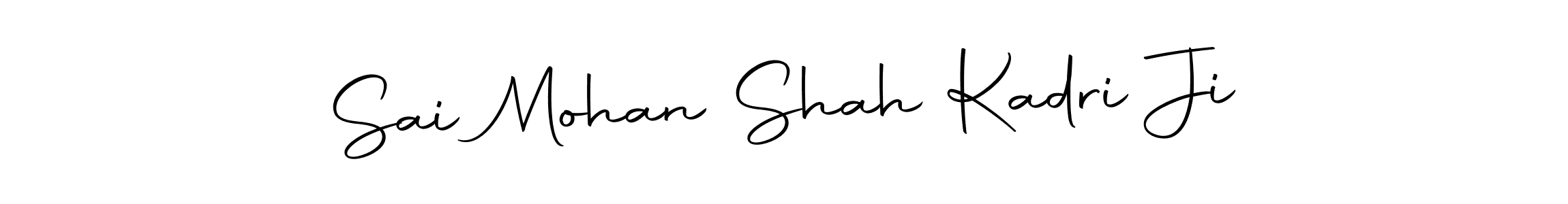 It looks lik you need a new signature style for name Sai Mohan Shah Kadri Ji. Design unique handwritten (Autography-DOLnW) signature with our free signature maker in just a few clicks. Sai Mohan Shah Kadri Ji signature style 10 images and pictures png