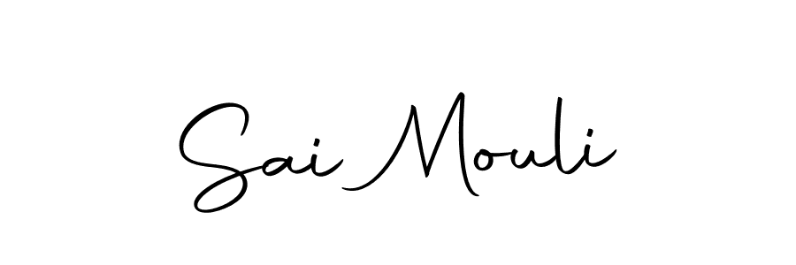 Sai Mouli stylish signature style. Best Handwritten Sign (Autography-DOLnW) for my name. Handwritten Signature Collection Ideas for my name Sai Mouli. Sai Mouli signature style 10 images and pictures png