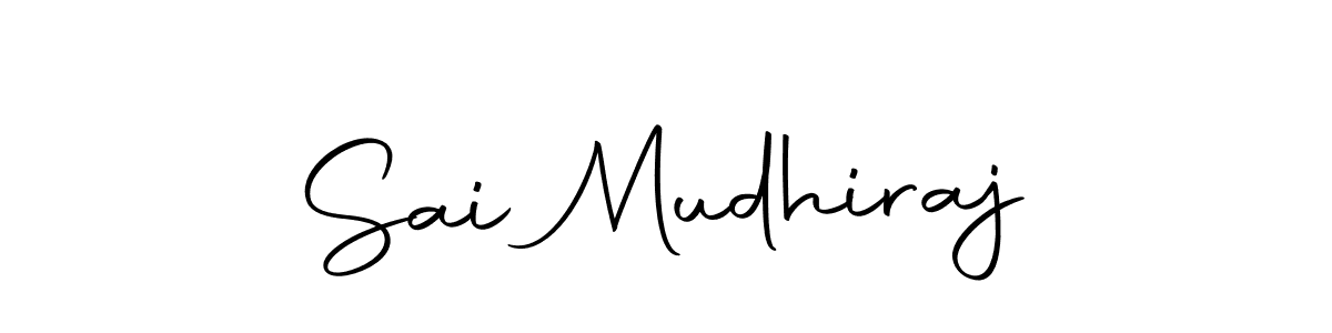 The best way (Autography-DOLnW) to make a short signature is to pick only two or three words in your name. The name Sai Mudhiraj include a total of six letters. For converting this name. Sai Mudhiraj signature style 10 images and pictures png