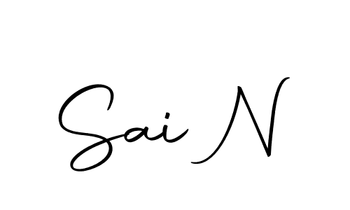 Here are the top 10 professional signature styles for the name Sai N. These are the best autograph styles you can use for your name. Sai N signature style 10 images and pictures png