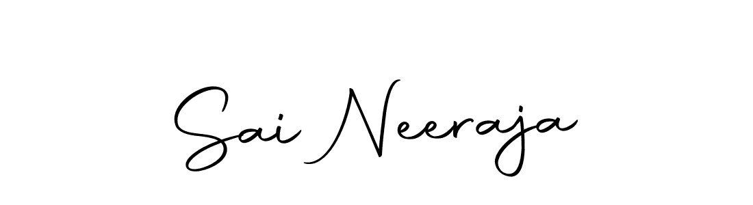 Design your own signature with our free online signature maker. With this signature software, you can create a handwritten (Autography-DOLnW) signature for name Sai Neeraja. Sai Neeraja signature style 10 images and pictures png