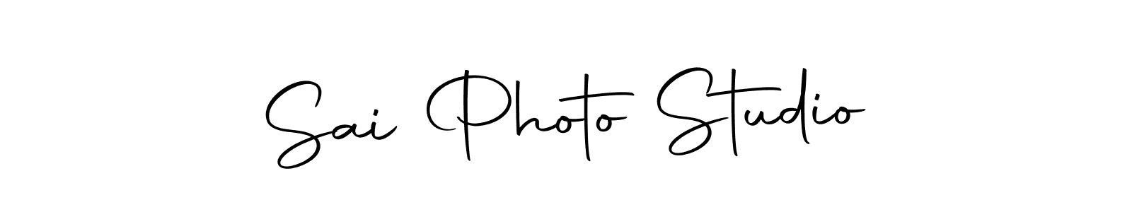 Use a signature maker to create a handwritten signature online. With this signature software, you can design (Autography-DOLnW) your own signature for name Sai Photo Studio. Sai Photo Studio signature style 10 images and pictures png