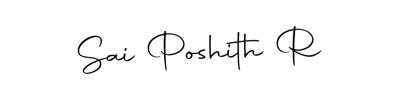 It looks lik you need a new signature style for name Sai Poshith R. Design unique handwritten (Autography-DOLnW) signature with our free signature maker in just a few clicks. Sai Poshith R signature style 10 images and pictures png