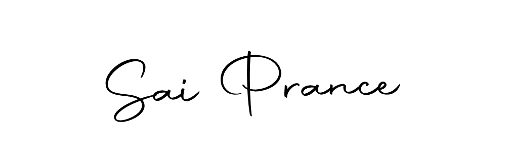 Sai Prance stylish signature style. Best Handwritten Sign (Autography-DOLnW) for my name. Handwritten Signature Collection Ideas for my name Sai Prance. Sai Prance signature style 10 images and pictures png