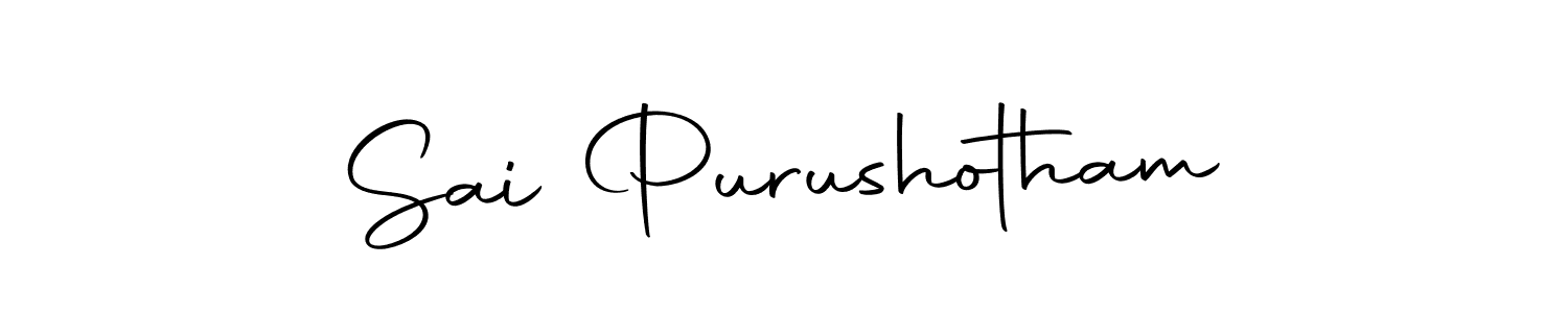 Make a beautiful signature design for name Sai Purushotham. With this signature (Autography-DOLnW) style, you can create a handwritten signature for free. Sai Purushotham signature style 10 images and pictures png