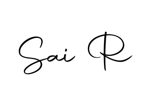 Also we have Sai R name is the best signature style. Create professional handwritten signature collection using Autography-DOLnW autograph style. Sai R signature style 10 images and pictures png