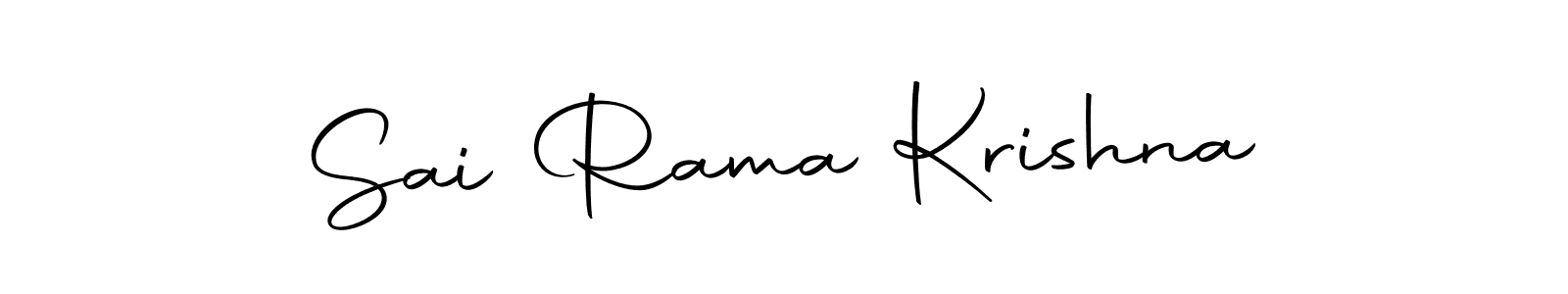 How to make Sai Rama Krishna signature? Autography-DOLnW is a professional autograph style. Create handwritten signature for Sai Rama Krishna name. Sai Rama Krishna signature style 10 images and pictures png