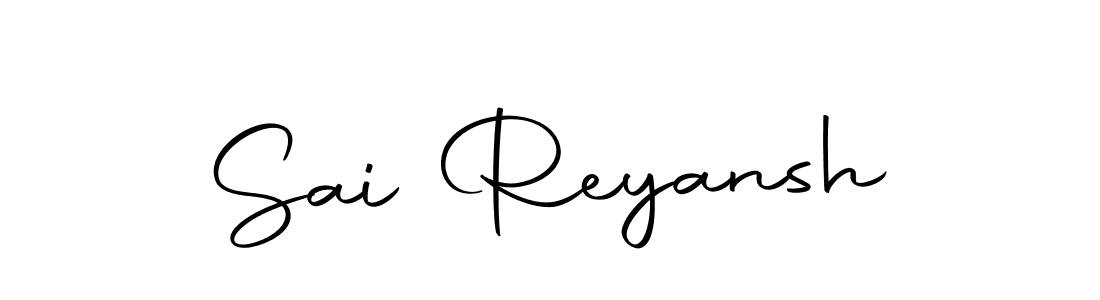 Once you've used our free online signature maker to create your best signature Autography-DOLnW style, it's time to enjoy all of the benefits that Sai Reyansh name signing documents. Sai Reyansh signature style 10 images and pictures png