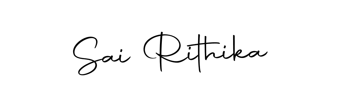 Create a beautiful signature design for name Sai Rithika. With this signature (Autography-DOLnW) fonts, you can make a handwritten signature for free. Sai Rithika signature style 10 images and pictures png