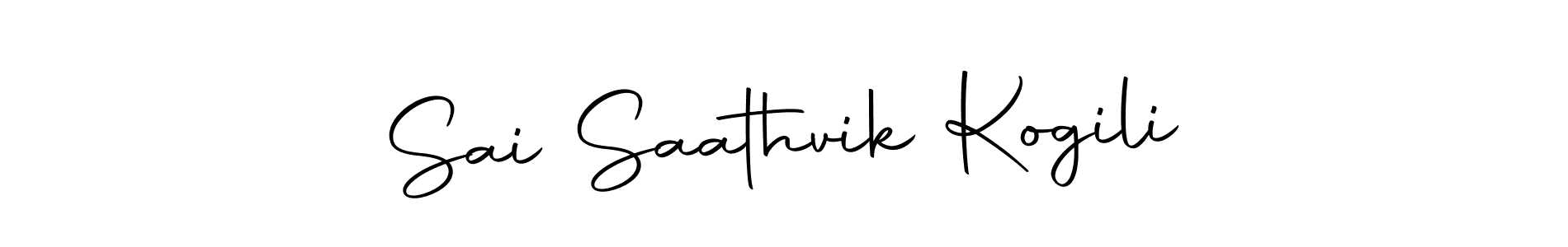 Make a beautiful signature design for name Sai Saathvik Kogili. Use this online signature maker to create a handwritten signature for free. Sai Saathvik Kogili signature style 10 images and pictures png