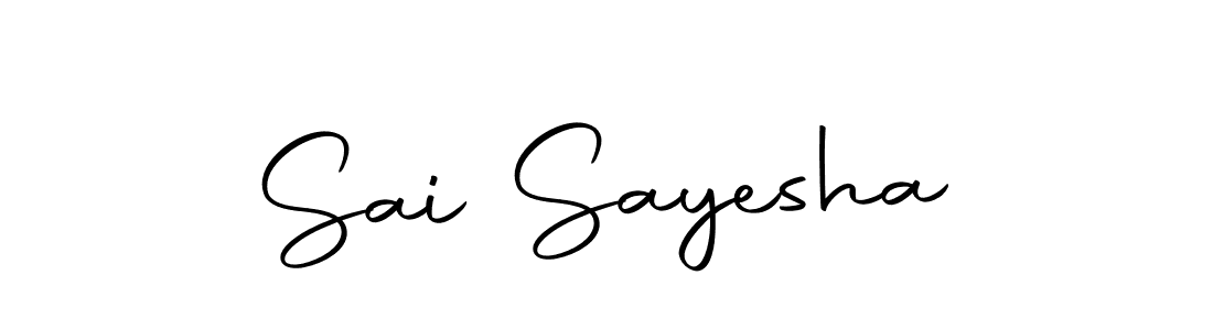 You should practise on your own different ways (Autography-DOLnW) to write your name (Sai Sayesha) in signature. don't let someone else do it for you. Sai Sayesha signature style 10 images and pictures png