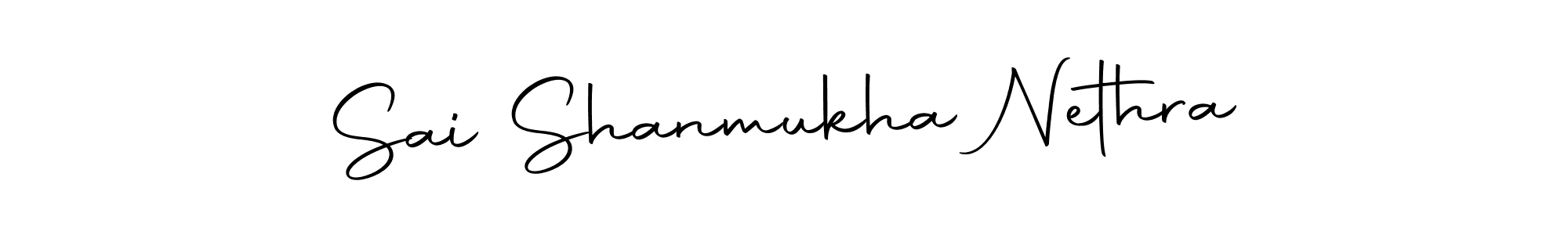 Here are the top 10 professional signature styles for the name Sai Shanmukha Nethra. These are the best autograph styles you can use for your name. Sai Shanmukha Nethra signature style 10 images and pictures png